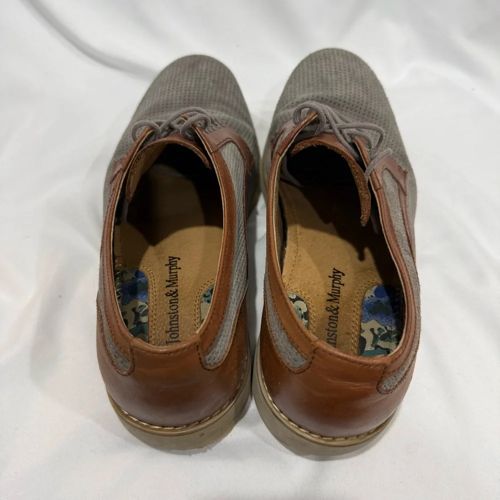 Johnston & Murphy Perforated Oxford Shoes 10M‎ Smart Casual Lightweight Corpcore